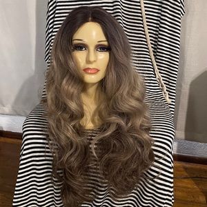 Pre Used Synthetic Blend Hair Wig( sold as is)